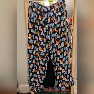 Anthropologie Abstract Geometric Pattern Joggers